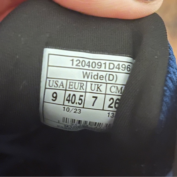 EUC 9 WIDE* Women’s Brooks Glycerin 21 GTS Blue/White - Picture 10 of 11